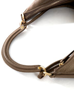 Rita Hobo Bag | Μαλακή Δερμάτινη Τσάντα Ώμου με Φερμουάρ & Λουράκι