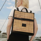 Aktis Unisex Backpack | Mε top handle