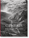Το βιβλίο Genesis του Sebastião Salgado από τις εκδόσεις TASCHEN, με εμβληματική ασπρόμαυρη φωτογραφία της άγριας φύσης στο εξώφυλλο.