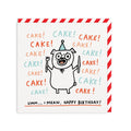 Gemma Correll x Ohh Deer "Cake Cake Cake" | Ευχετήρια Κάρτα Γενεθλίων