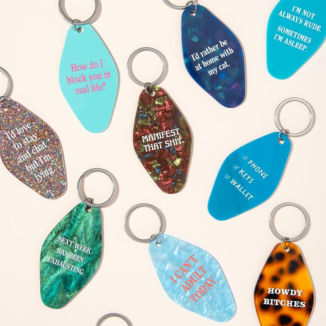 Ohh Deer "Sometimes I'm Asleep" Keyring | Χιουμοριστικό Μπρελόκ Κλειδιών