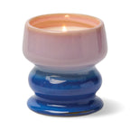 Αρωματικό κερί σόγιας Paddywax Melt Teakwood & Jasmine 226g σε οργανικό ματ κεραμικό δοχείο.