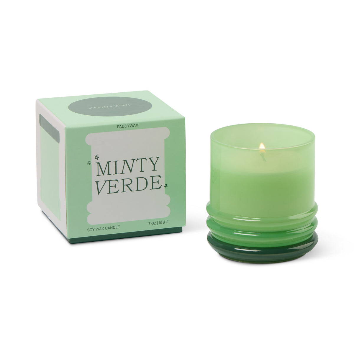 Stacked Soya Candle | Minty Verde