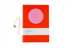 A-Journal A4 Blank Notebook | Circle Pink Red